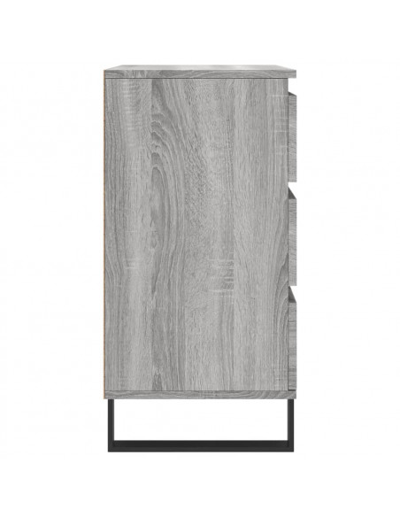 Credenza Grigio Sonoma 60x35x70 cm in Legno Multistrato