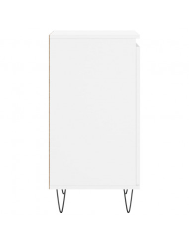 Credenza Bianca 40x35x70 cm in Legno Multistrato