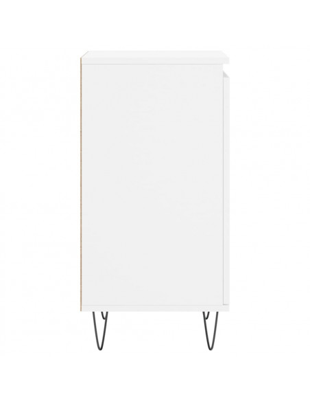 Credenza Bianca 40x35x70 cm in Legno Multistrato