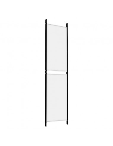 Divisorio a 3 Pannelli bianco 150x200 cm in Tessuto