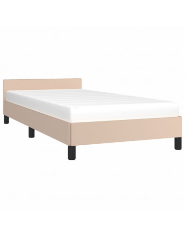 Giroletto con Testiera senza Materasso Cappuccino 90x190 cm