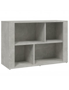 Credenza Grigio Cemento 80x30x54 cm in Legno Multistrato 2