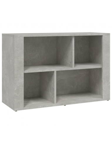 Credenza Grigio Cemento 80x30x54 cm in Legno Multistrato