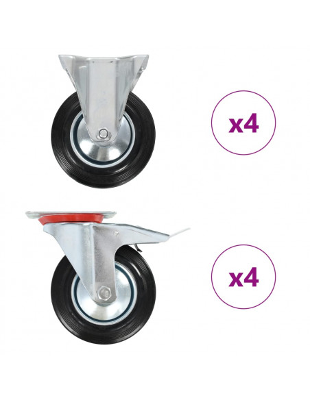 Rotelle 8 pz 160 mm