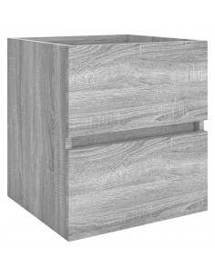 Mobile Lavabo Grigio Sonoma 41x38,5x45 cm in Legno Multistrato 2