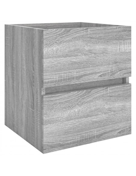 Mobile Lavabo Grigio Sonoma 41x38,5x45 cm in Legno Multistrato
