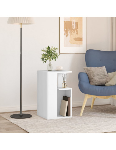 Tavolino Bianco 35x35x60 cm in Legno Multistrato