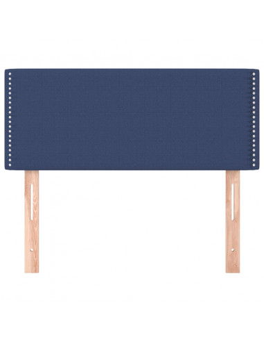 Testiera Blu 100x5x78/88 cm in Tessuto