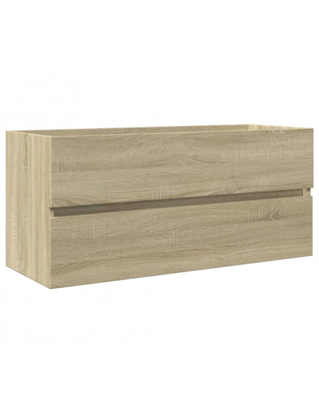 Mobile Lavabo Bagno Rovere Sonoma 100x38,5x45 cm in Truciolato