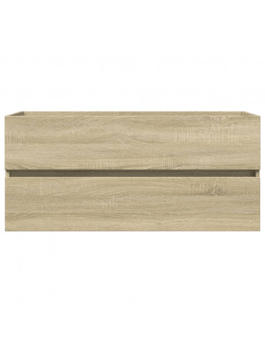 Mobile Lavabo Bagno Rovere Sonoma 100x38,5x45 cm in Truciolato