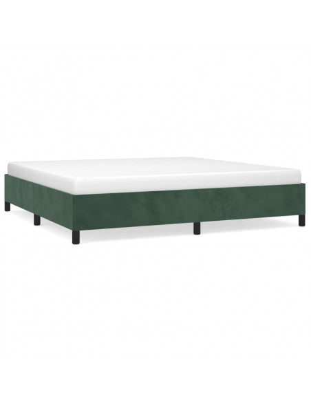 Giroletto Verde Scuro 200x200 cm in Velluto
