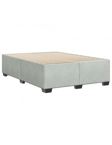 Giroletto Grigio Chiaro 140x190 cm in Velluto