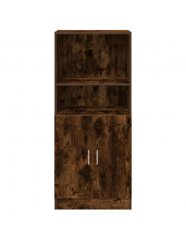 Armadietto Cucina Rovere Fumo 57x41,5x131,5 cm in Truciolato