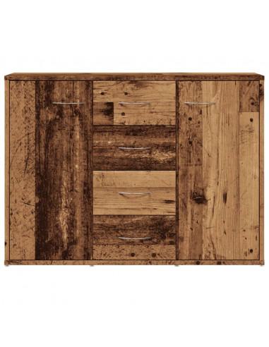 Credenza Legno Antico 88x30x64 cm in Legno Multistrato