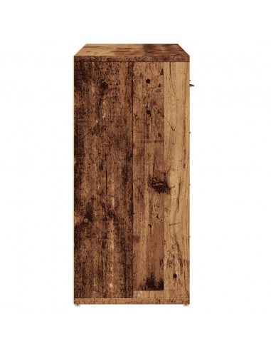 Credenza Legno Antico 88x30x64 cm in Legno Multistrato