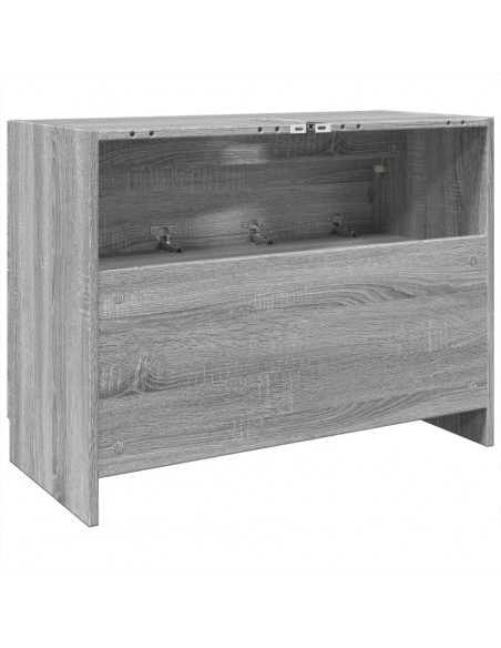 Mobile Lavabo Grigio Sonoma 78x37x59 cm in Truciolare