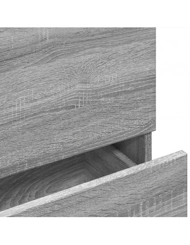 Mobile Lavabo Grigio Sonoma 78x37x59 cm in Truciolare