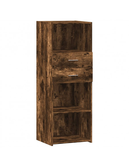 Credenza Rovere Fumo 45x42,5x124 cm in Legno Multistrato