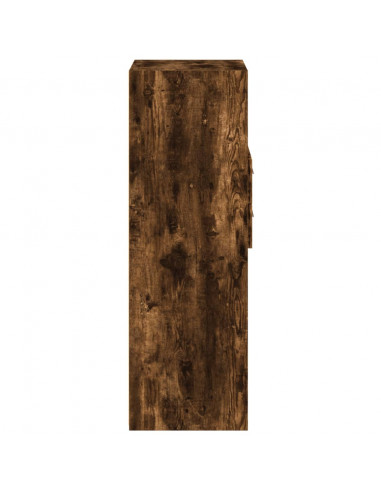 Credenza Rovere Fumo 45x42,5x124 cm in Legno Multistrato