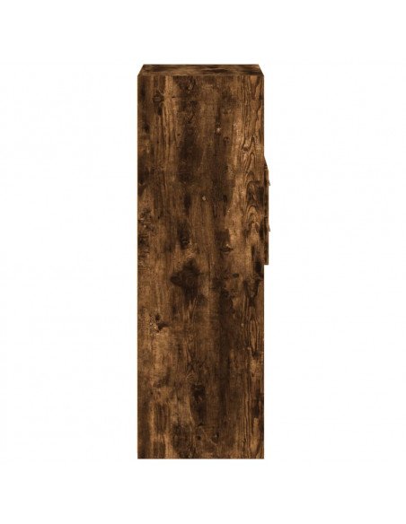 Credenza Rovere Fumo 45x42,5x124 cm in Legno Multistrato
