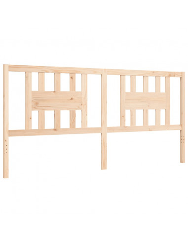 Giroletto con Testiera 200x200 cm in Legno Massello