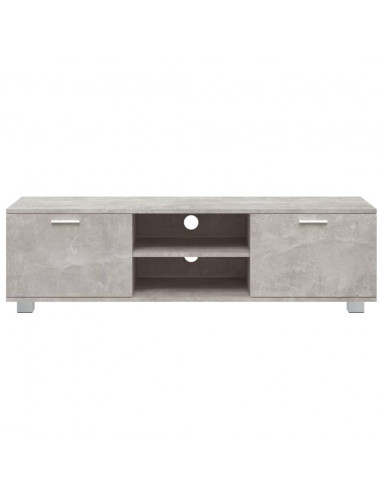 Mobile per TV Grigio Cemento 140x40,5x35 cm Legno Multistrato