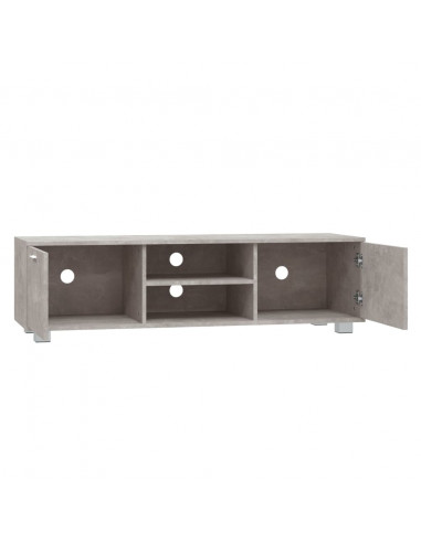 Mobile per TV Grigio Cemento 140x40,5x35 cm Legno Multistrato