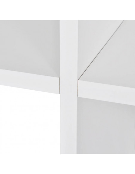 Libreria Scalare / Scaffale Espositore 107 cm Bianco