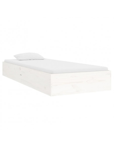 Giroletto Bianco in Legno Massello 75x190 cm Small Single