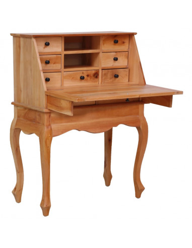 Scrittoio 78x42x103 cm in Legno Massello di Mogano