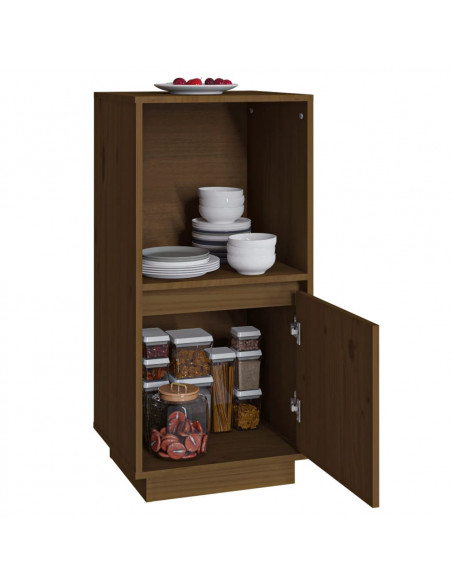 Credenza Miele 38x35x80 cm in Legno Massello di Pino