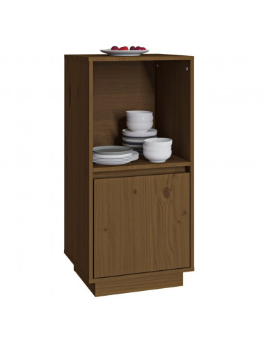 Credenza Miele 38x35x80 cm in Legno Massello di Pino