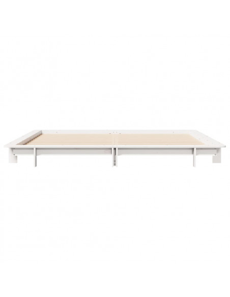 Giroletto Bianco 180x200 cm in Legno Massello di Pino