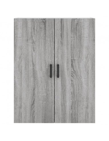 Mobile a Parete Grigio Sonoma 69,5x34x90 cm