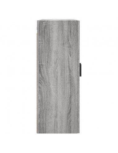 Mobile a Parete Grigio Sonoma 69,5x34x90 cm