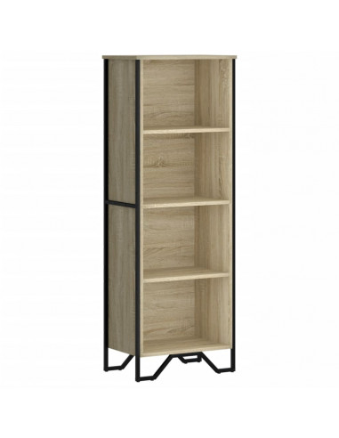 Libreria Rovere Sonoma 50x31x137,5 cm in Truciolato