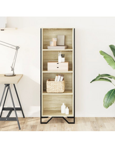 Libreria Rovere Sonoma 50x31x137,5 cm in Truciolato