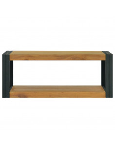 Mobile da Bagno 90x45x35 cm in Legno Massello di Teak 2