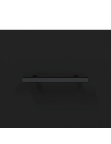 Credenza Nera 69,5x34x90 cm in Legno Multistrato