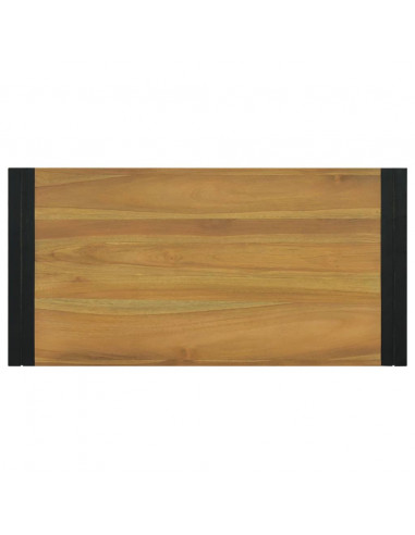 Mobile da Bagno 90x45x35 cm in Legno Massello di Teak