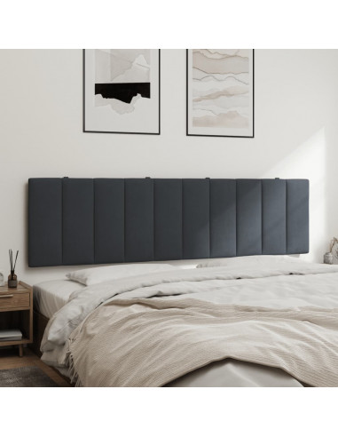 Cuscino Testiera Grigio Scuro 180 cm in Velluto