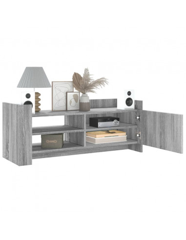 Mobile TV Grigio Sonoma 100x35x40 cm in Legno Multistrato