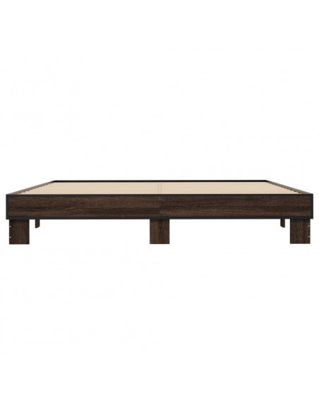 Giroletto Rovere Marrone 160x200cm in Legno Multistrato Metallo