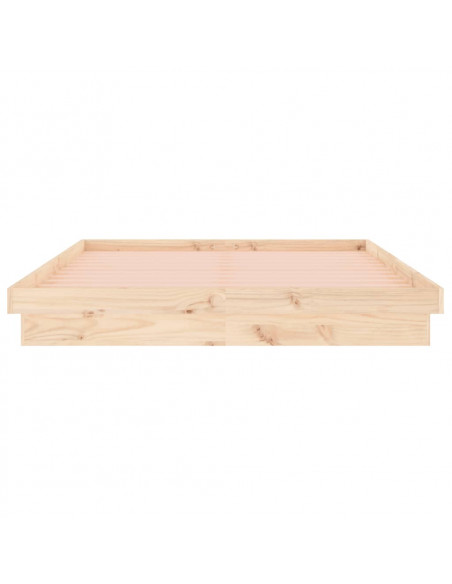 Giroletto con LED 135x190 cm Double in Legno Massello