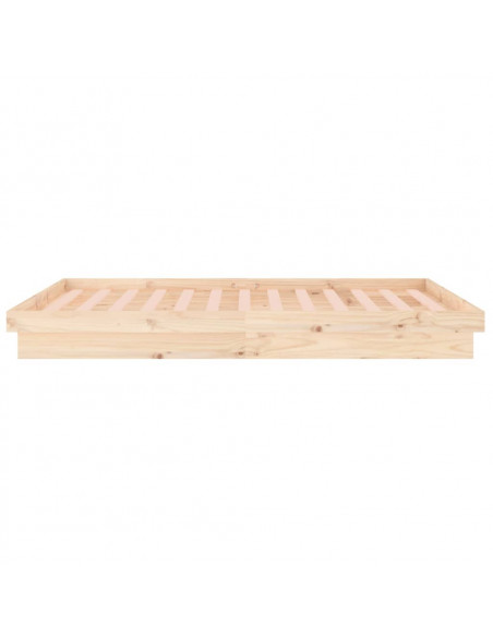 Giroletto con LED 135x190 cm Double in Legno Massello