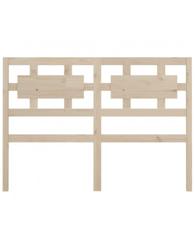 Testiera Letto 125,5x4x100 cm in Legno Massello di Pino