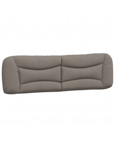 Cuscino Testiera Tortora 180 cm in Tessuto 2