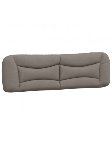 Cuscino Testiera Tortora 180 cm in Tessuto