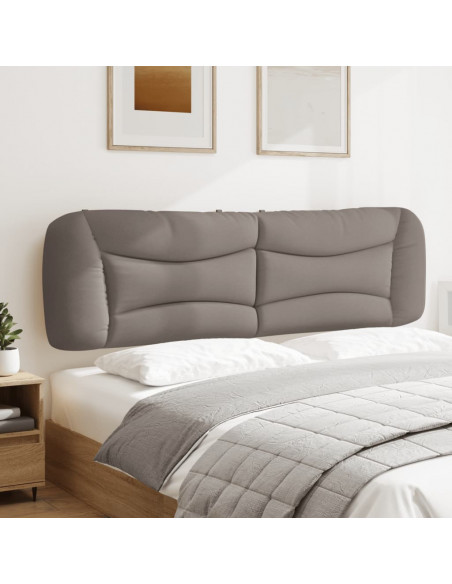 Cuscino Testiera Tortora 180 cm in Tessuto