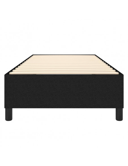 Giroletto a Molle Nero 80x200 cm in Tessuto